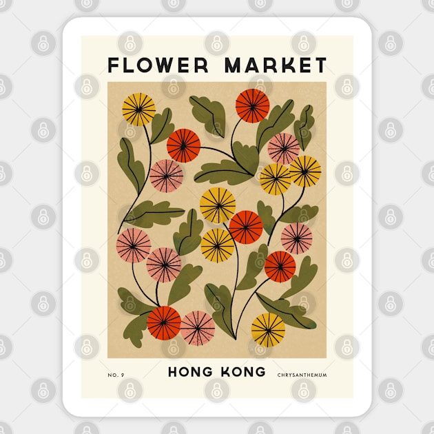 Flower Market No. 9 Sticker by Renea L Thull